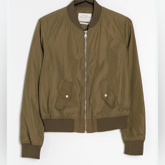 Jackets & Blazers - Olive Bomber Jacket
